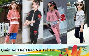 Quần Áo Thể Thao Nữ Trẻ Em