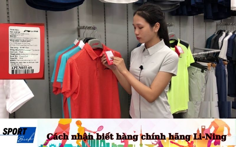 Cách nhận biết hàng chính hãng Li-Ning