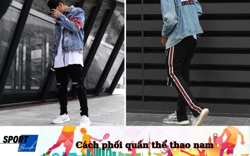 Cách phối quần thể thao nam