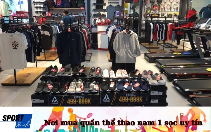 Nơi mua quần thể thao nam 1 sọc uy tín