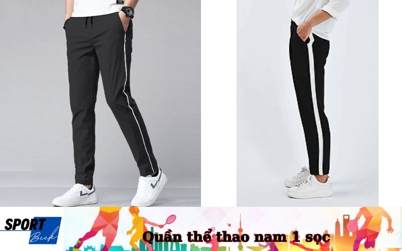 Quần thể thao nam 1 sọc