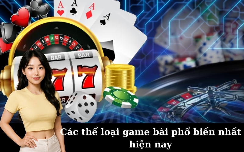 Các thể loại game bài phổ biến nhất hiện nay