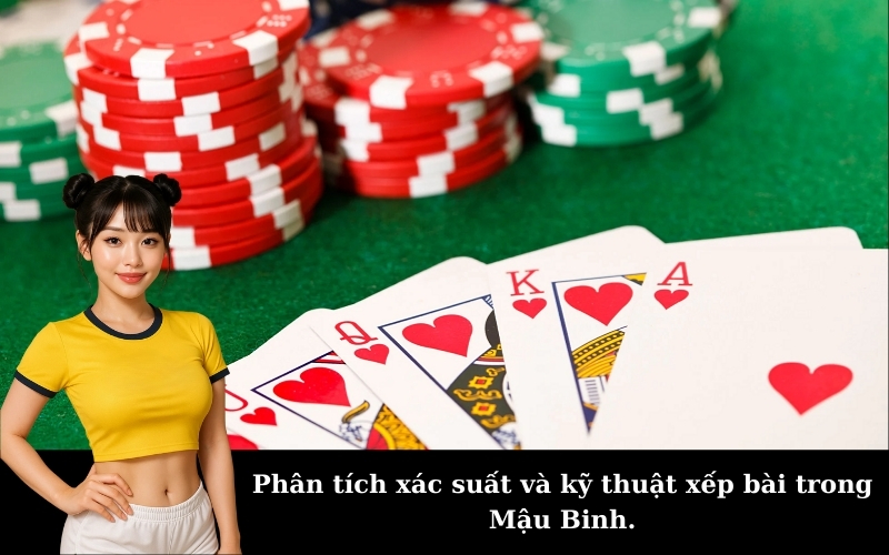 Phân tích xác suất và kỹ thuật xếp bài trong Mậu Binh.