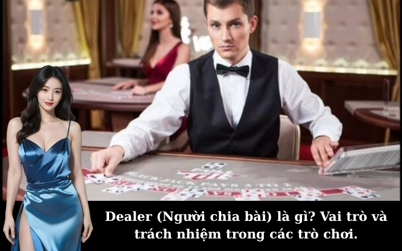 Dealer (Người chia bài) là gì? Vai trò và trách nhiệm trong các trò chơi.