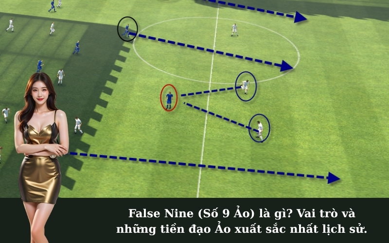 False Nine (Số 9 Ảo) là gì? Vai trò và những tiền đạo Ảo xuất sắc nhất lịch sử.