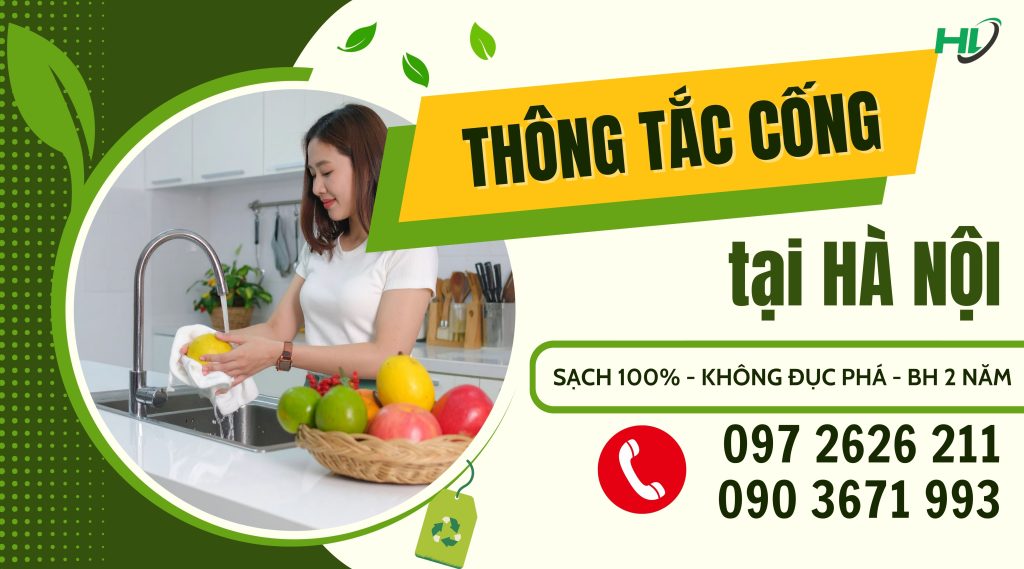 thông tắc cống tại Hoàn Kiếm