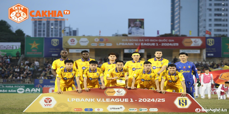 Sông Lam Nghệ An top 10 câu lạc bộ mạnh nhất Việt Nam hiện nay