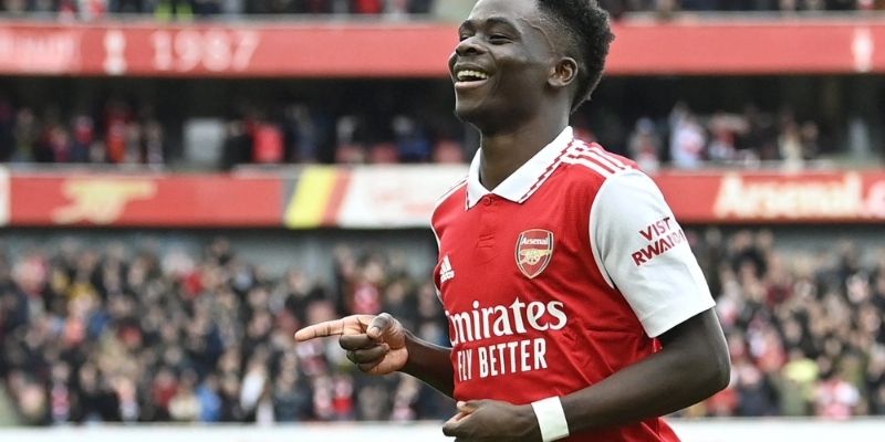 Cầu thủ Anh Bukayo Saka với phong độ ổn định