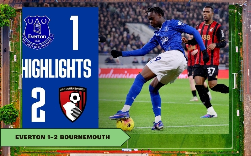 Everton 1-2 Bournemouth