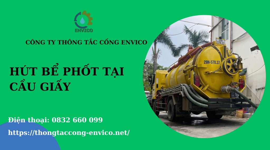 hút bể phốt tại cầu giấy