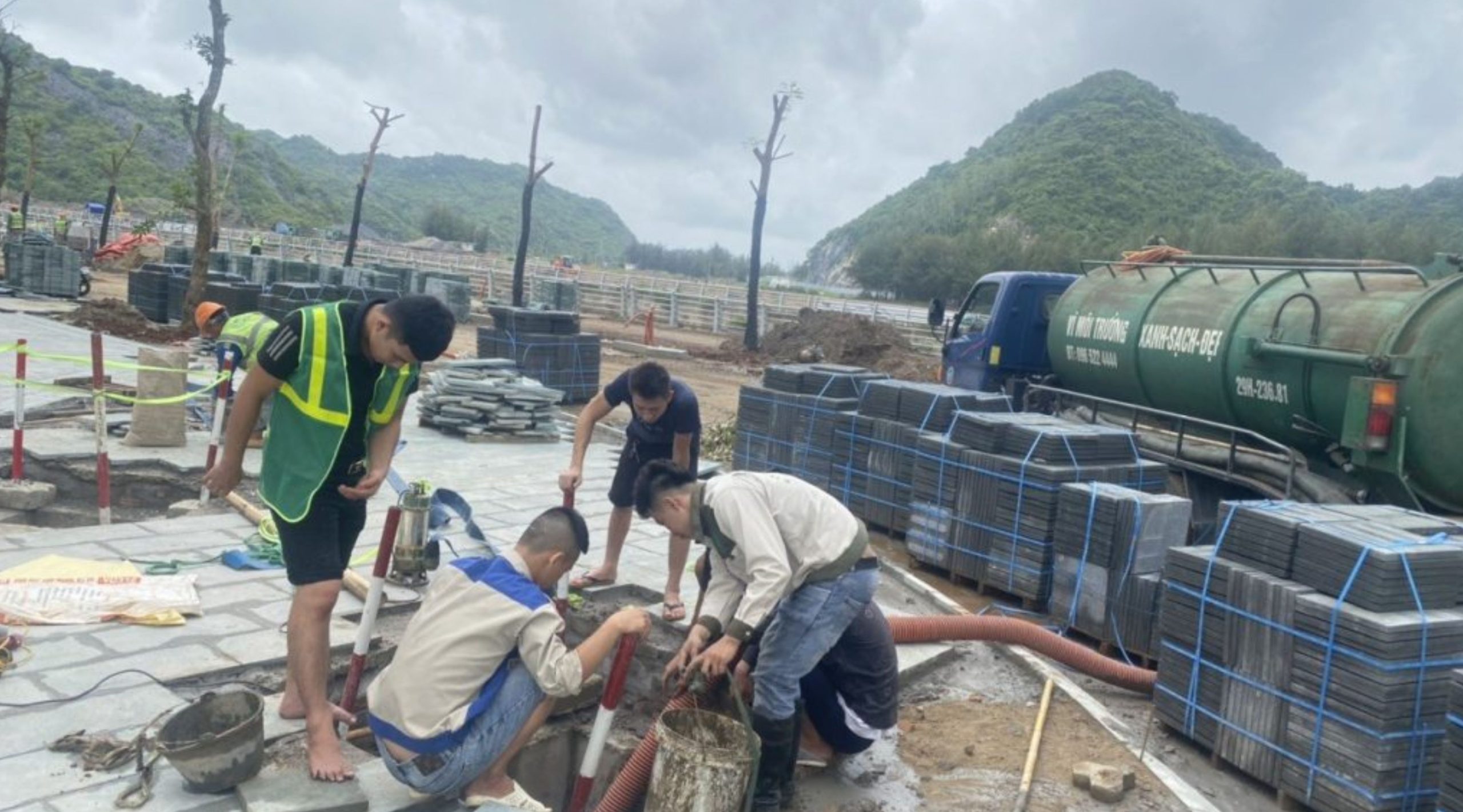 hút bể phốt tại cầu giấy