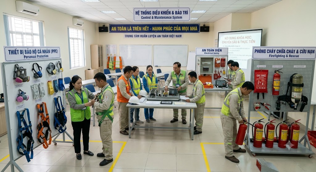 Nội Dung Khóa Học Tại Đơn Vị Huấn Luyện An Toàn Lao Động