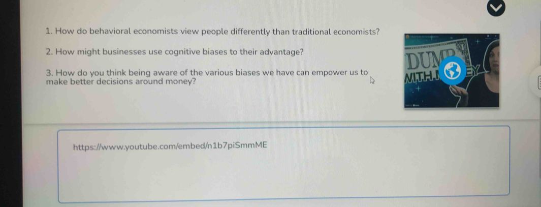 Behavioral economics question about how people make decisions differently from traditional economic theory